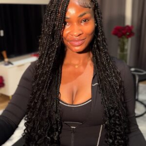 medium knotless braids