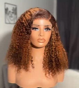 16" sdd virgin pixie curls piano color wig