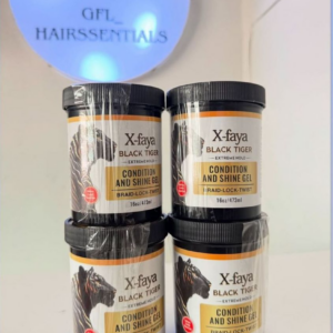 x faya black tiger condition & shine gel