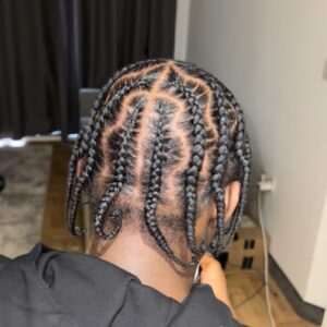 stitches braids all back
